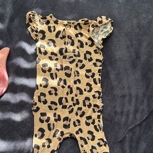Leopard Print Baby Romper